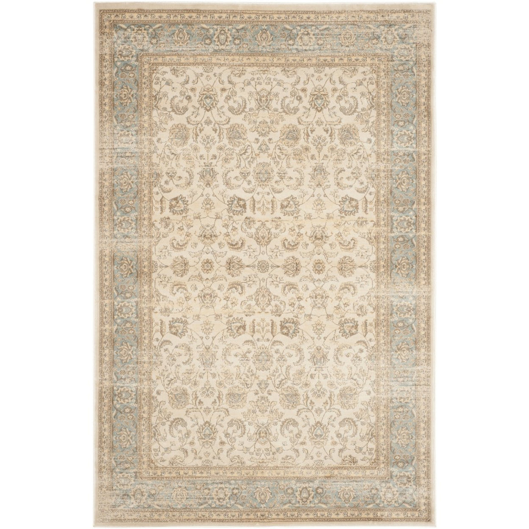 SAFAVIEH Vintage VTG571A Ivory / Light Blue Rug Image 1