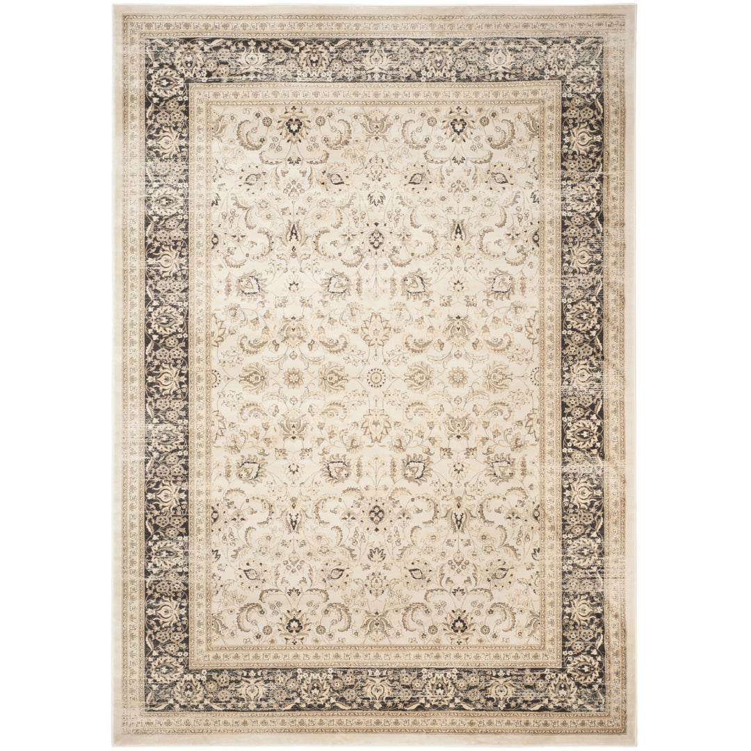 SAFAVIEH Vintage VTG571J Ivory / Black Rug Image 11