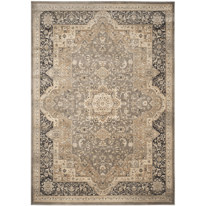 SAFAVIEH Vintage VTG574D Taupe / Black Rug Image 1