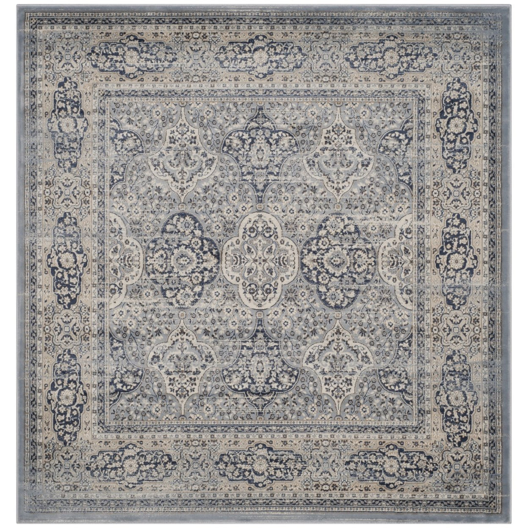 SAFAVIEH Vintage VTG573L Light Blue / Ivory Rug Image 1