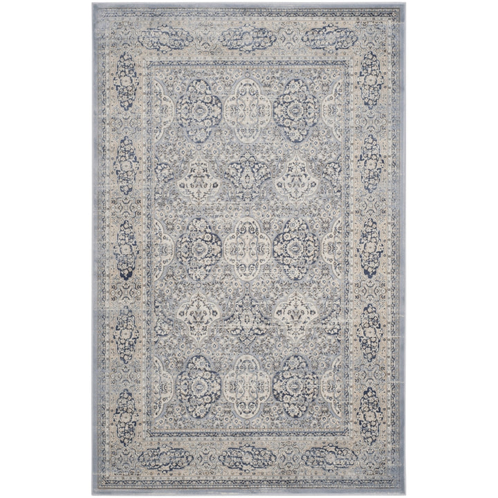 SAFAVIEH Vintage VTG573L Light Blue / Ivory Rug Image 9