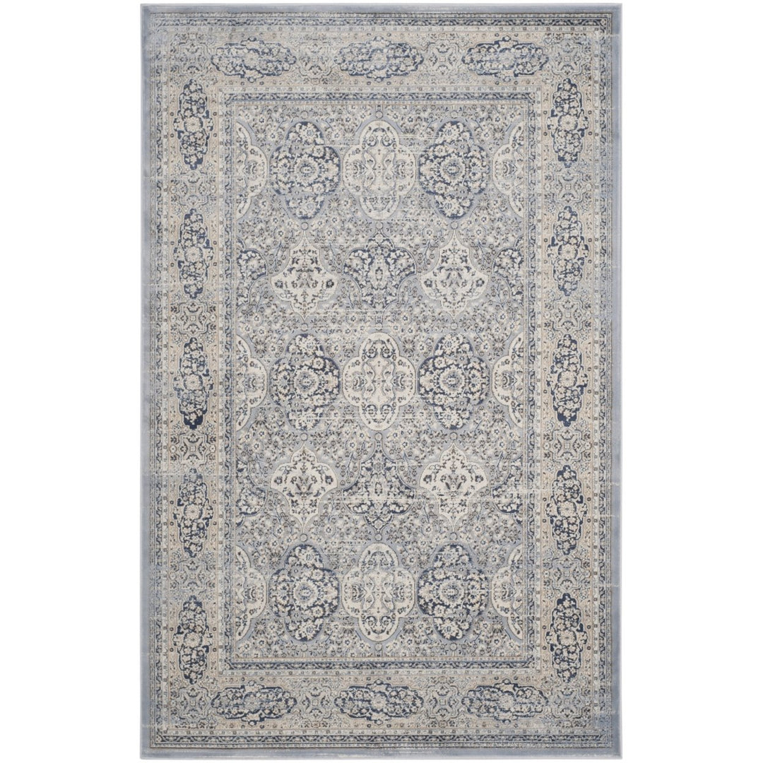 SAFAVIEH Vintage VTG573L Light Blue / Ivory Rug Image 1