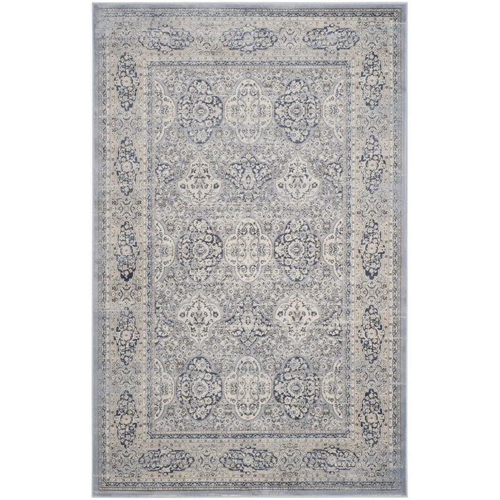 SAFAVIEH Vintage VTG573L Light Blue / Ivory Rug Image 1