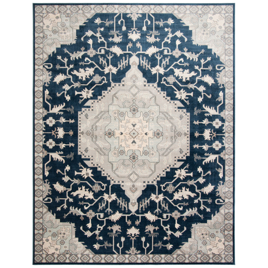 SAFAVIEH Vintage VTG871-7330 Slate / Blue Rug Image 1