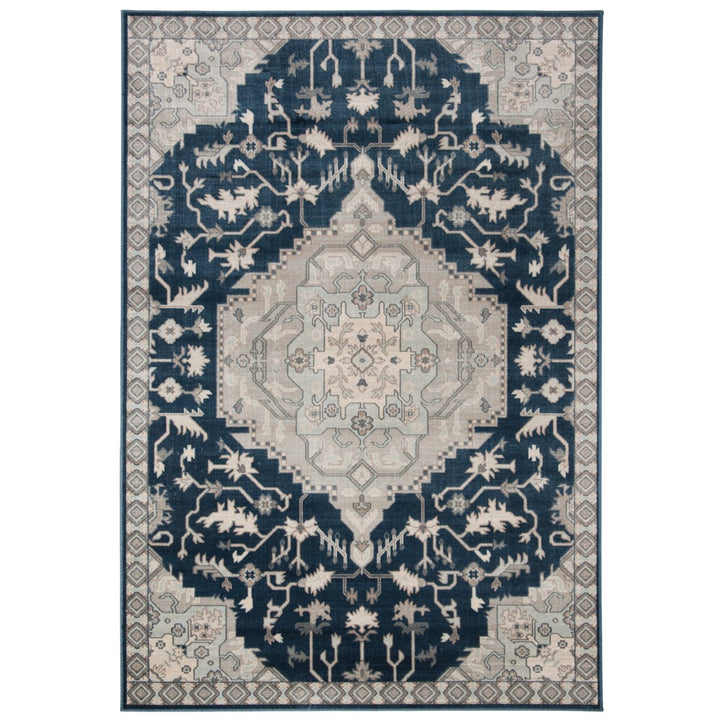 SAFAVIEH Vintage VTG871-7330 Slate / Blue Rug Image 1