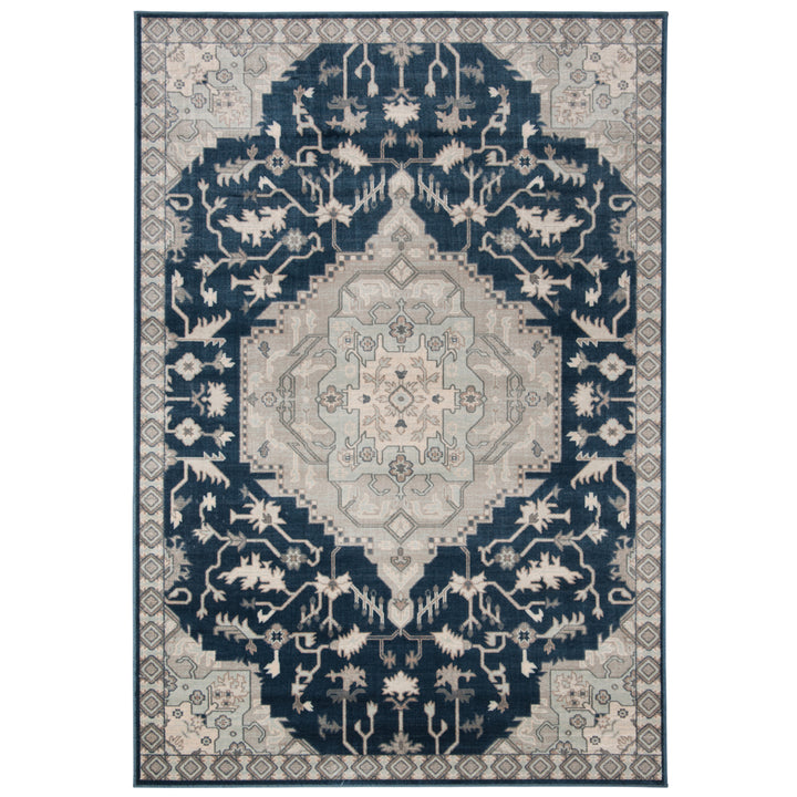 SAFAVIEH Vintage VTG871-7330 Slate / Blue Rug Image 1