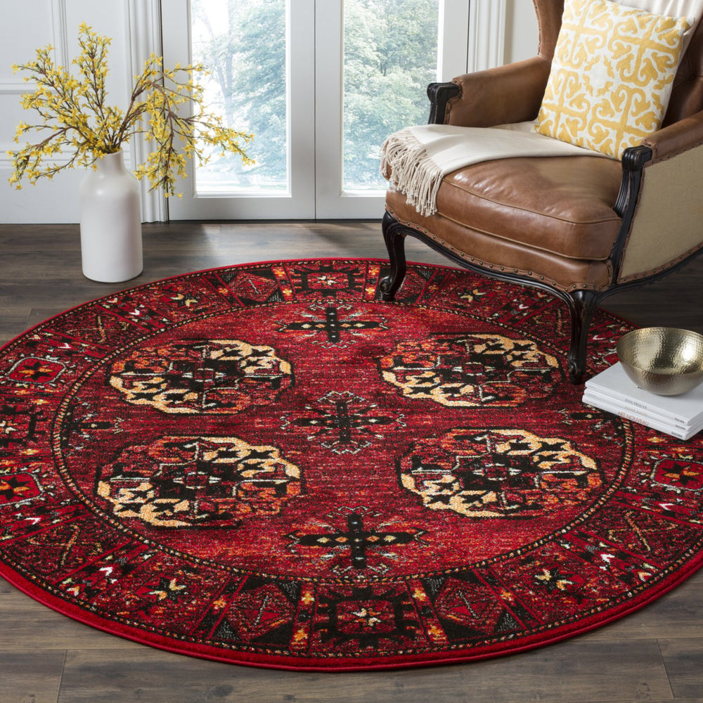 SAFAVIEH Vintage Hamadan VTH212A Red / Multi Rug Image 2