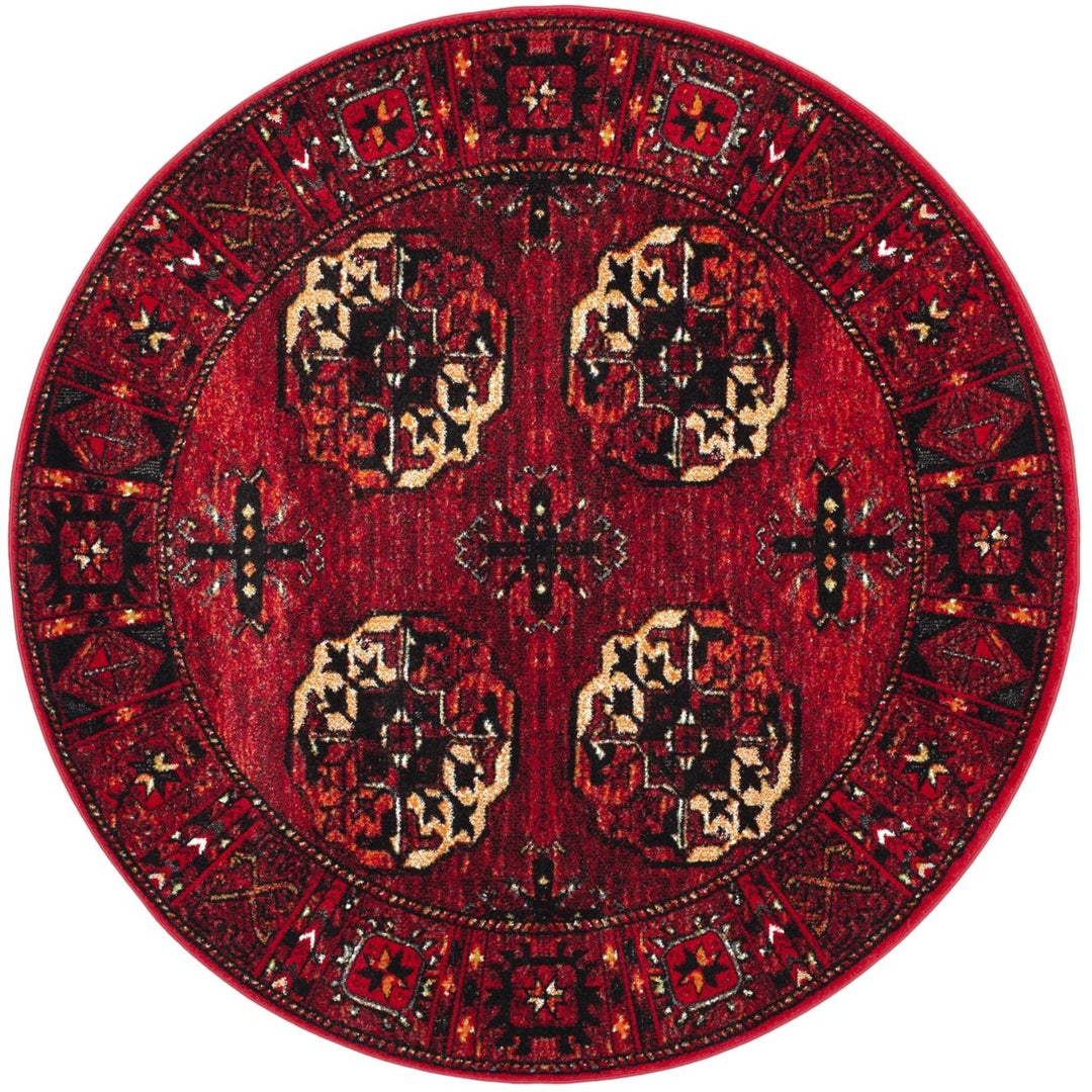 SAFAVIEH Vintage Hamadan VTH212A Red / Multi Rug Image 4