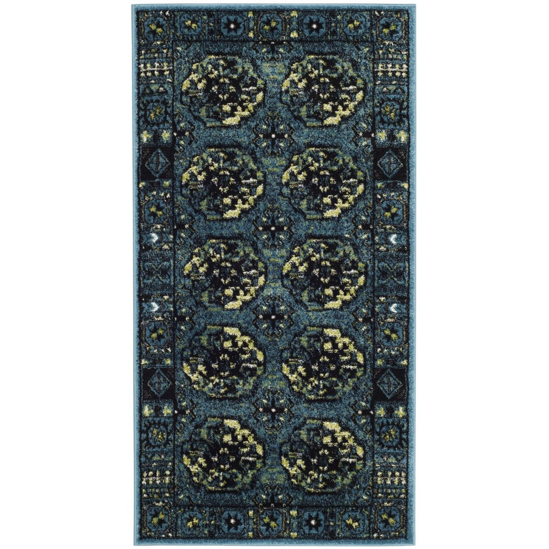 SAFAVIEH Vintage Hamadan VTH212D Blue / Multi Rug Image 1