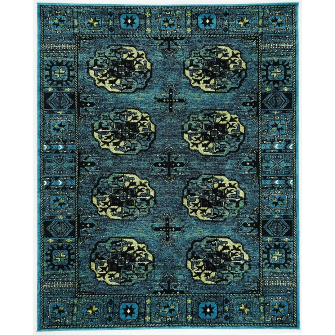 SAFAVIEH Vintage Hamadan VTH212D Blue / Multi Rug Image 1