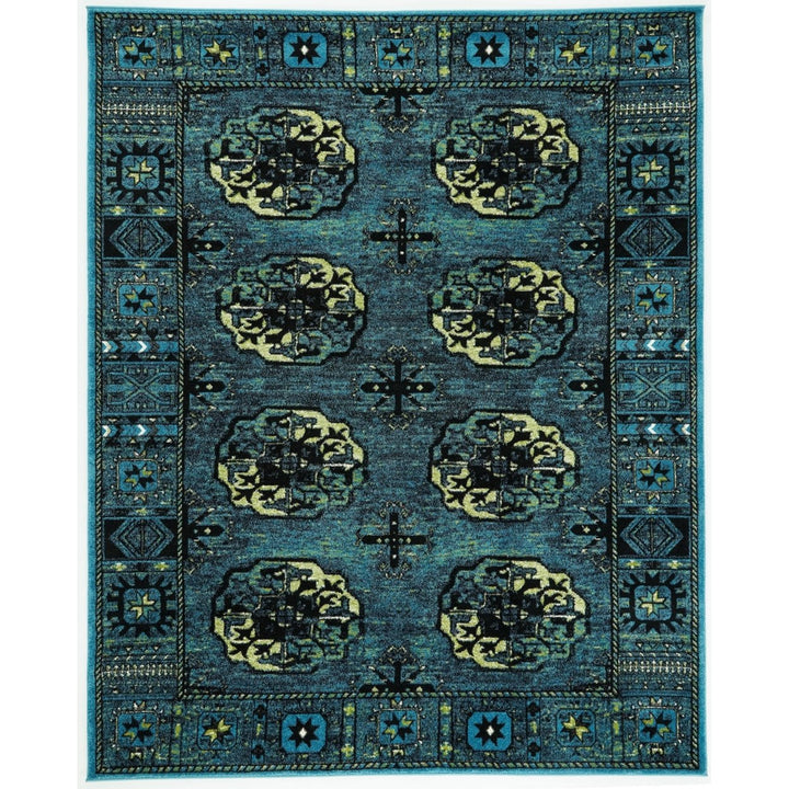 SAFAVIEH Vintage Hamadan VTH212D Blue / Multi Rug Image 1