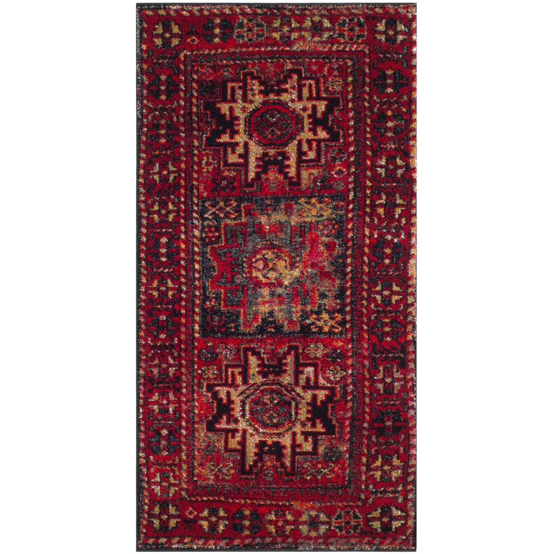 SAFAVIEH VTH213A Vintage Hamadan Red / Multi Image 3