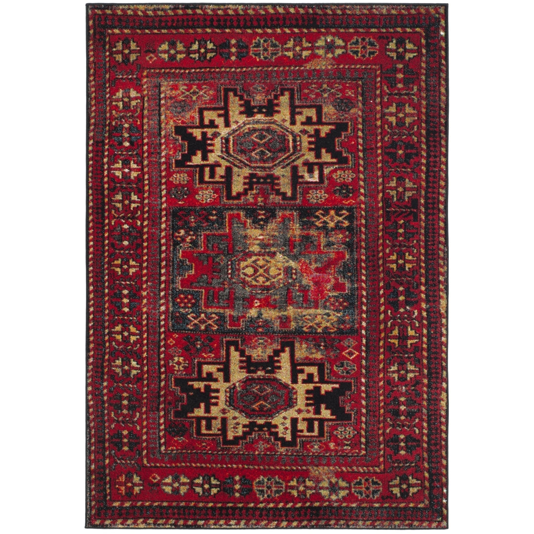 SAFAVIEH VTH213A Vintage Hamadan Red / Multi Image 4