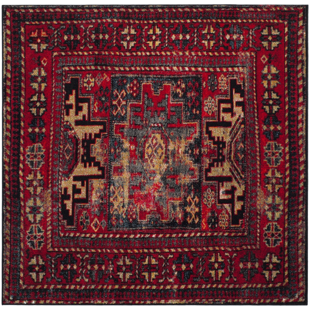 SAFAVIEH VTH213A Vintage Hamadan Red / Multi Image 6