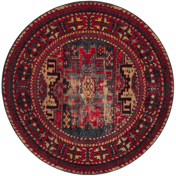 SAFAVIEH VTH213A Vintage Hamadan Red / Multi Image 1