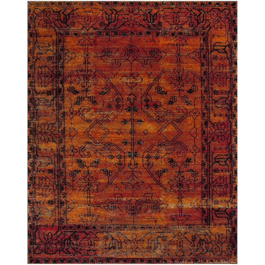 SAFAVIEH Vintage Hamadan Collection VTH216C Orange Rug Image 1