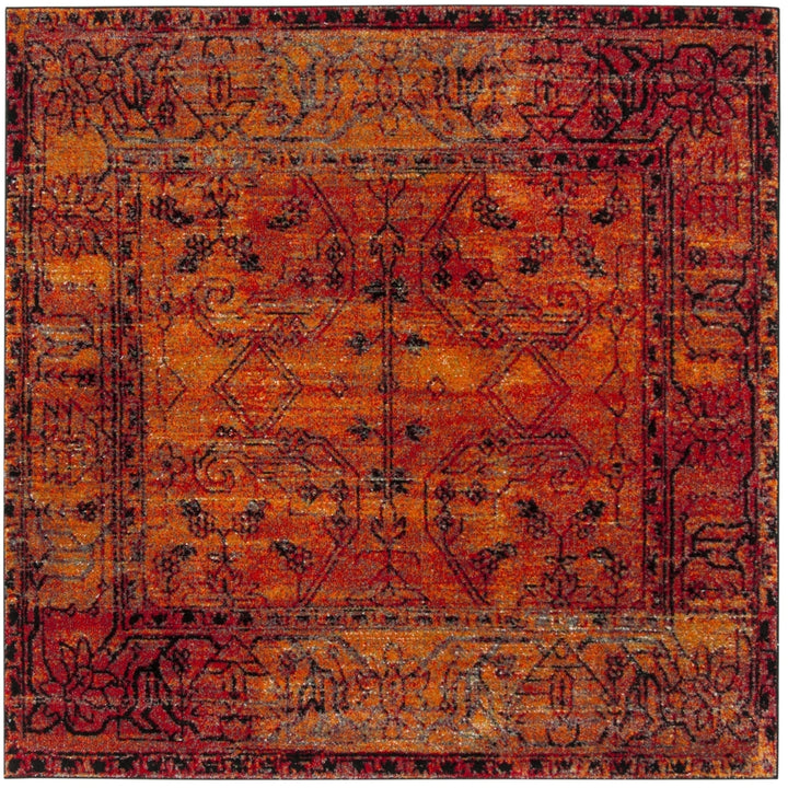 SAFAVIEH Vintage Hamadan Collection VTH216C Orange Rug Image 6