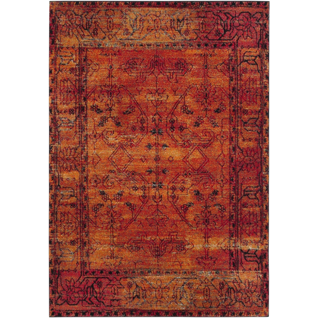 SAFAVIEH Vintage Hamadan Collection VTH216C Orange Rug Image 10