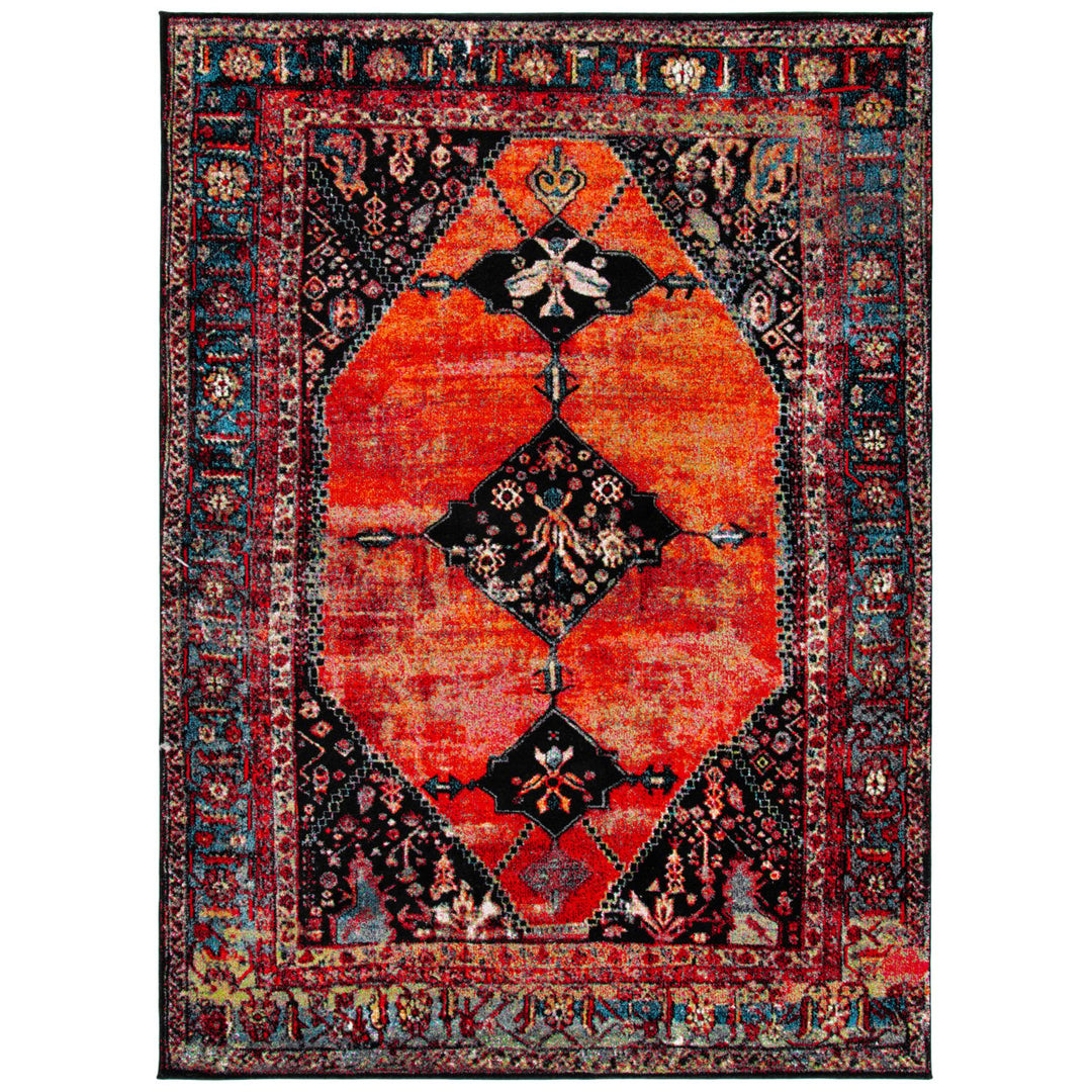 SAFAVIEH Vintage Hamadan VTH217B Orange / Multi Rug Image 1