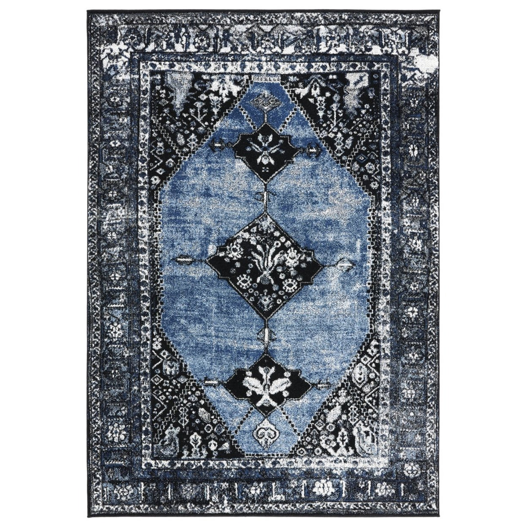 SAFAVIEH Vintage Hamadan VTH217M Blue / Grey Rug Image 1