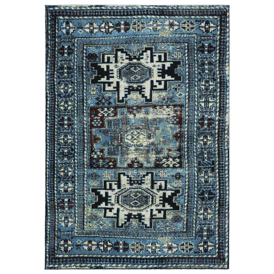 SAFAVIEH Vintage Hamadan VTH213M Lt Blue /Black Rug Image 1