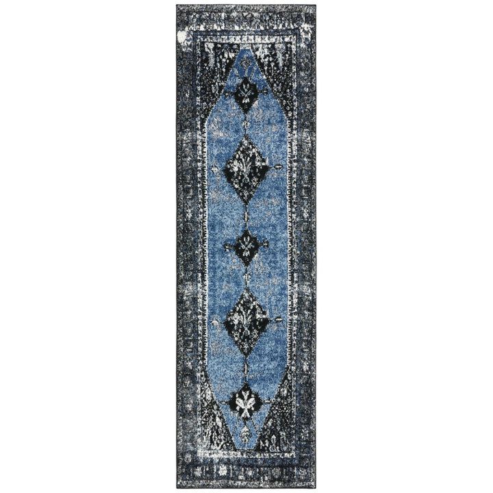 SAFAVIEH Vintage Hamadan VTH217M Blue / Grey Rug Image 5