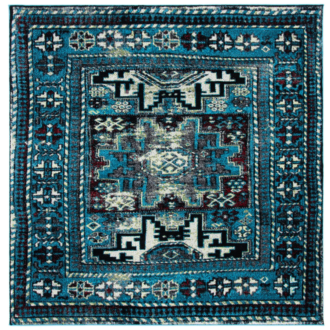 SAFAVIEH Vintage Hamadan VTH213M Lt Blue /Black Rug Image 1