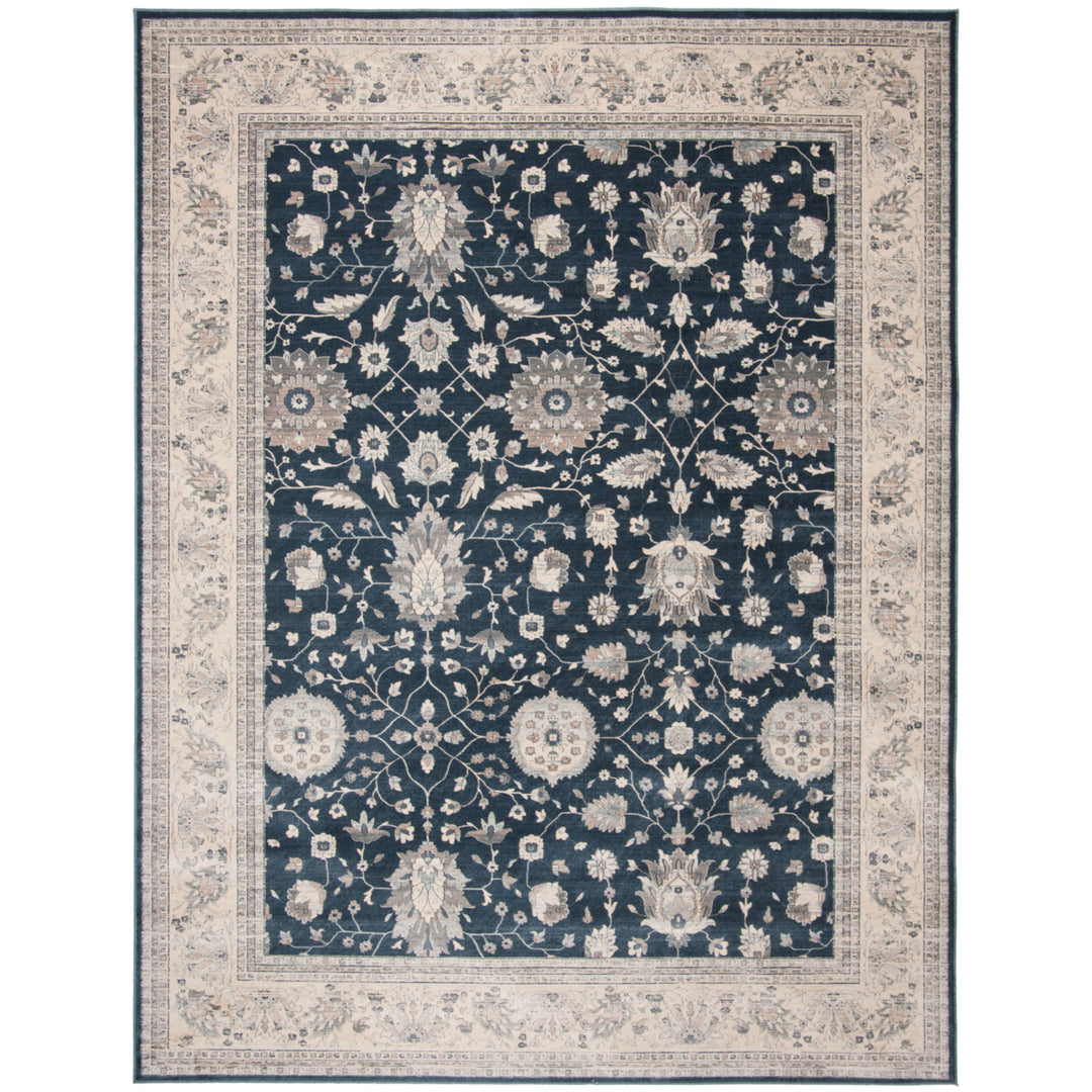 SAFAVIEH Vintage VTG872-7330 Dark Blue / Beige Rug Image 1