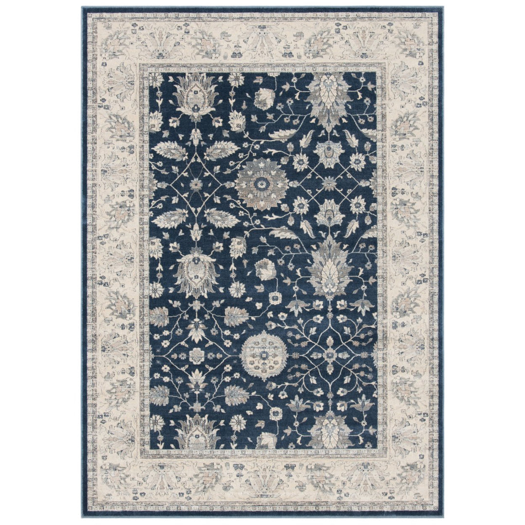 SAFAVIEH Vintage VTG872-7330 Dark Blue / Beige Rug Image 1