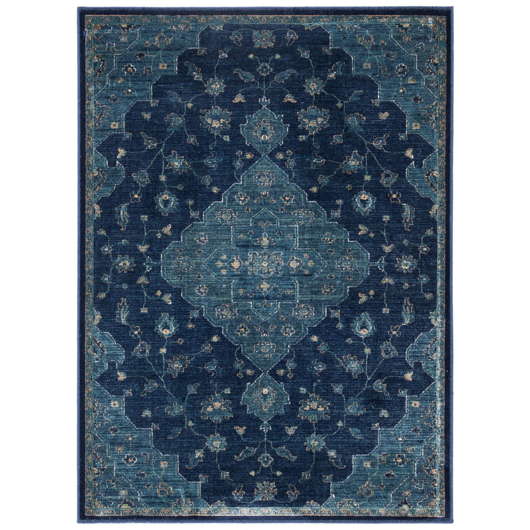 SAFAVIEH Vintage VTG873-2330 Navy / Teal Rug Image 7