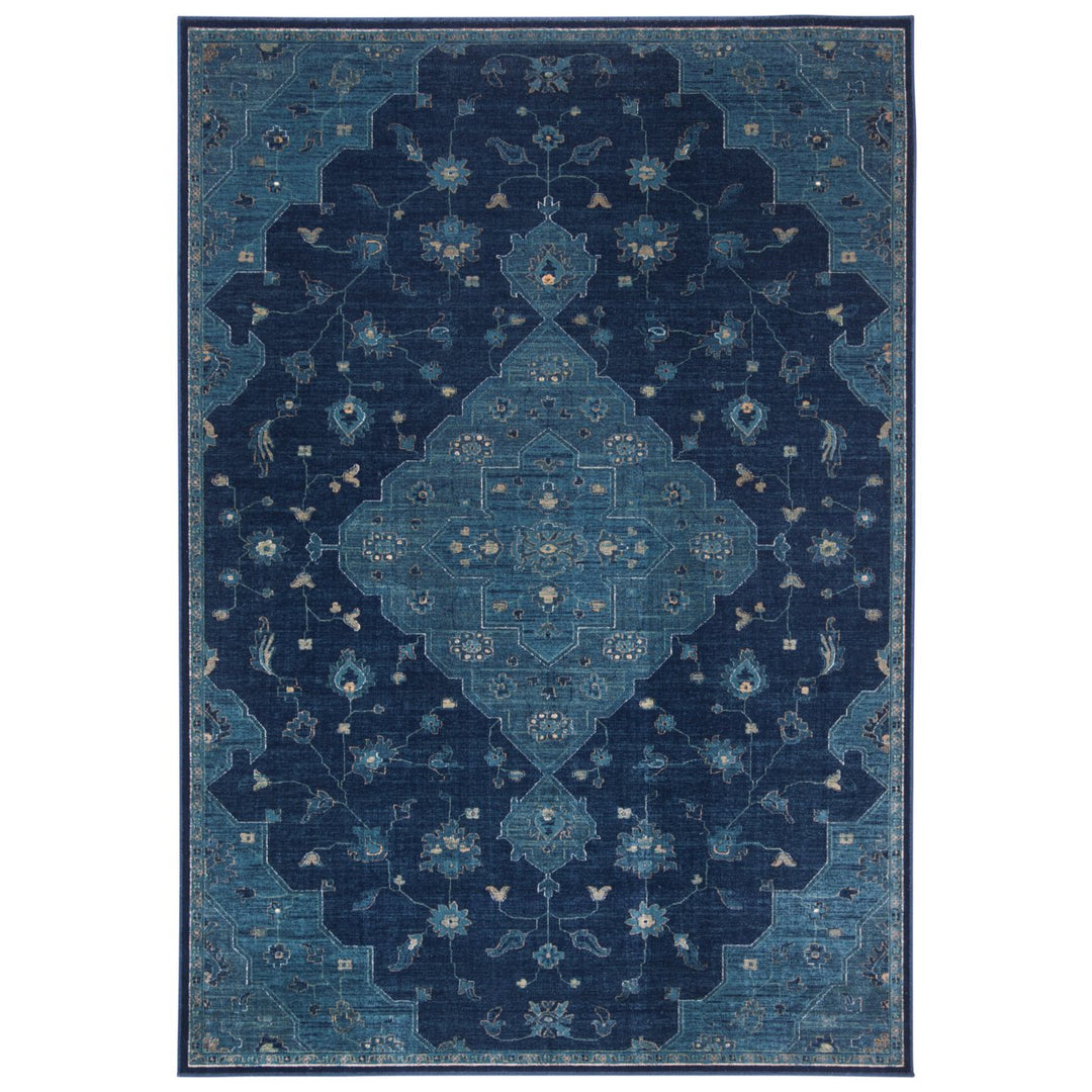 SAFAVIEH Vintage VTG873-2330 Navy / Teal Rug Image 1