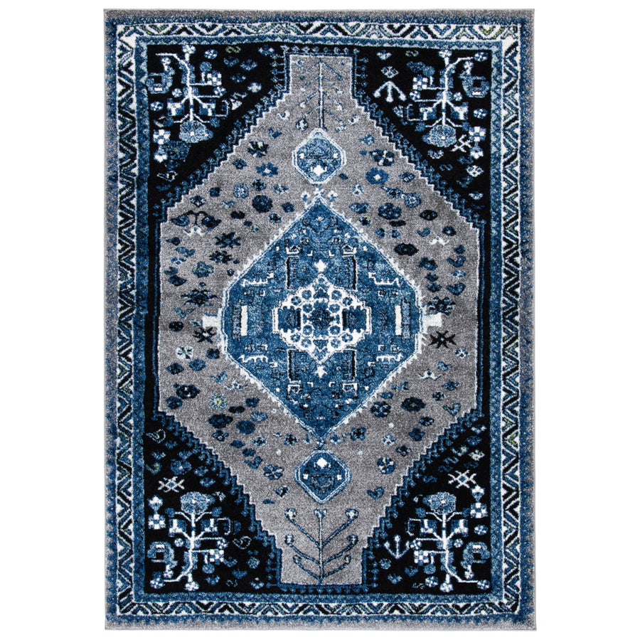 SAFAVIEH Vintage Hamadan VTH201B Beige / Black Rug Image 1