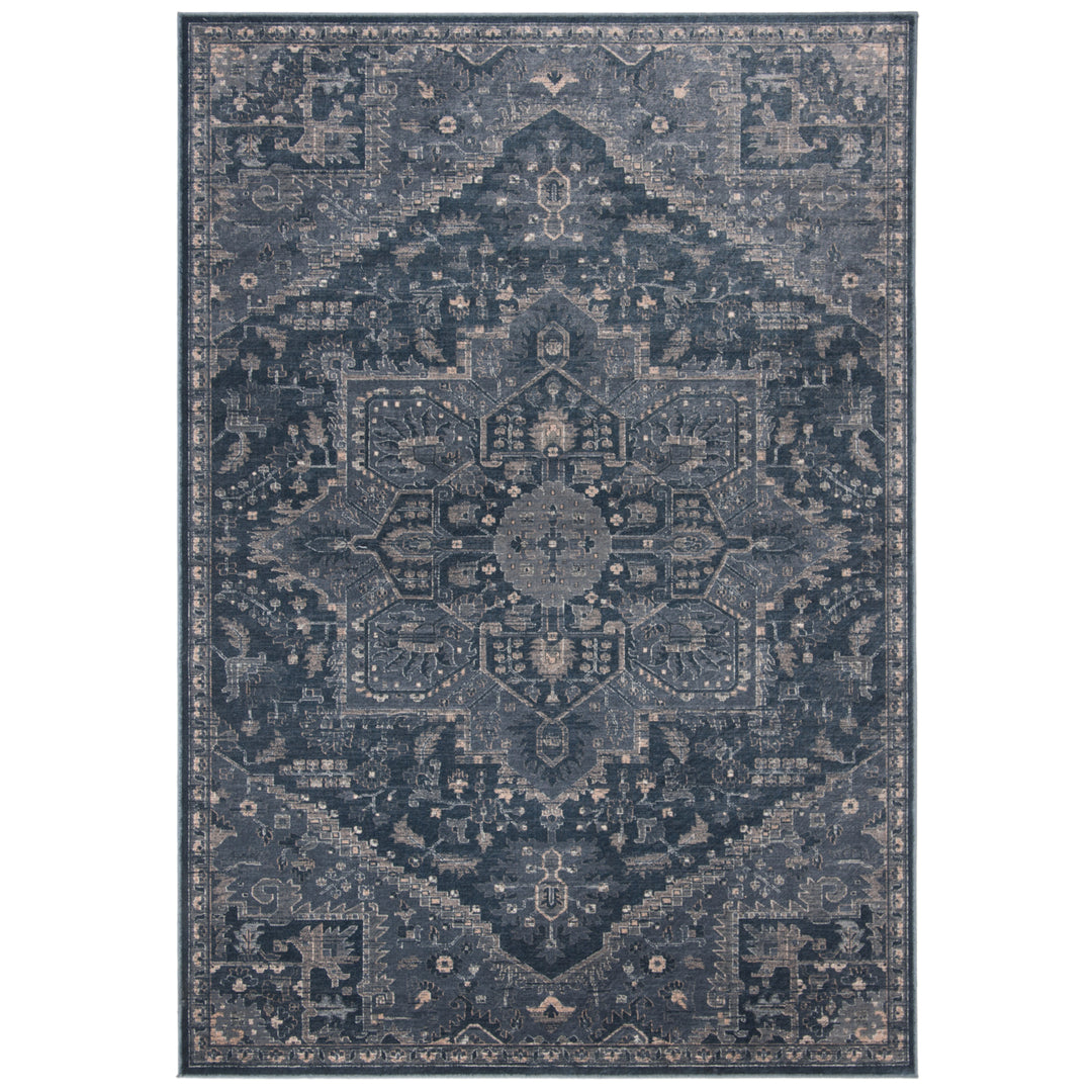 SAFAVIEH Vintage VTG875-7330 Lt Blue /Dark Blue Rug Image 7