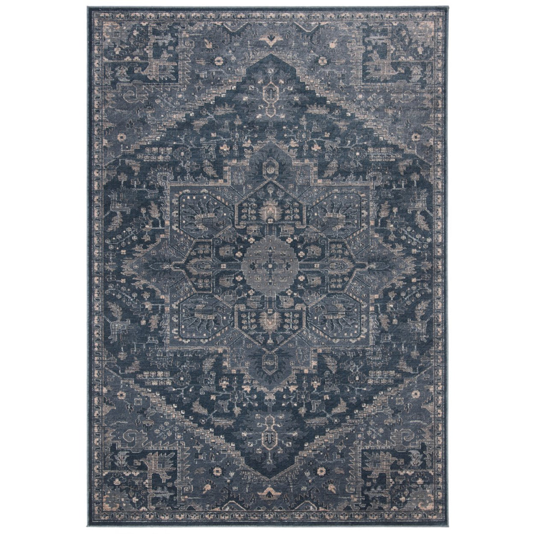 SAFAVIEH Vintage VTG875-7330 Lt Blue /Dark Blue Rug Image 1