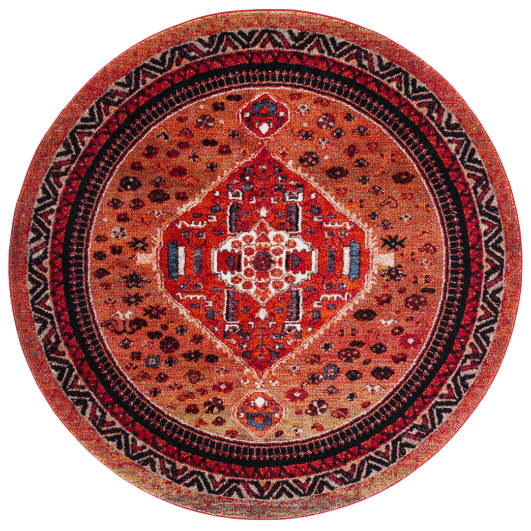 SAFAVIEH Vintage Hamadan VTH201P Orange / Red Rug Image 4