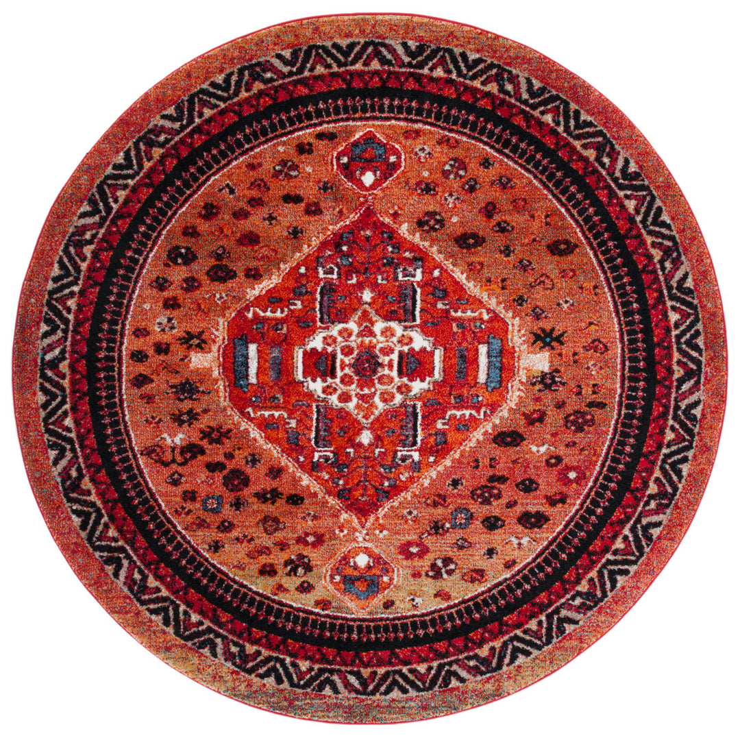 SAFAVIEH Vintage Hamadan VTH201P Orange / Red Rug Image 1