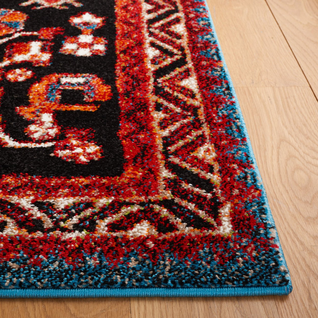 SAFAVIEH Vintage Hamadan VTH201K Turquoise /Red Rug Image 7