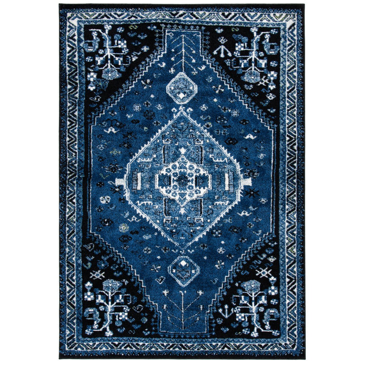 SAFAVIEH Vintage Hamadan VTH201M Blue / Black Rug Image 1