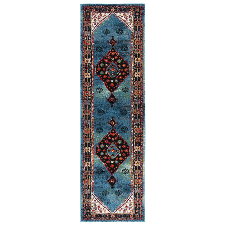 SAFAVIEH Vintage Hamadan VTH202M Blue / Black Rug Image 5