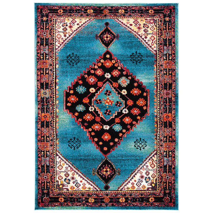 SAFAVIEH Vintage Hamadan VTH202M Blue / Black Rug Image 1