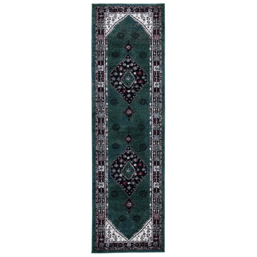 SAFAVIEH Vintage Hamadan VTH202Y Green / Black Rug Image 1