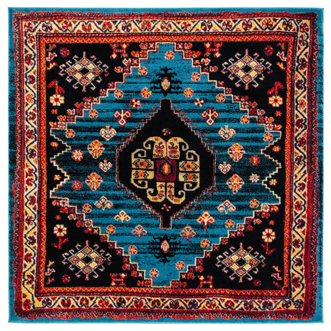 SAFAVIEH Vintage Hamadan VTH203M Blue / Black Rug Image 1