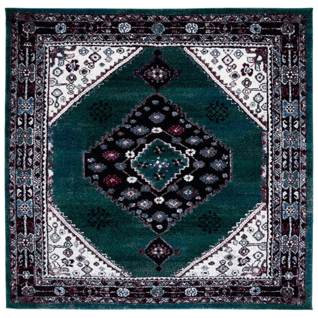 SAFAVIEH Vintage Hamadan VTH202Y Green / Black Rug Image 6