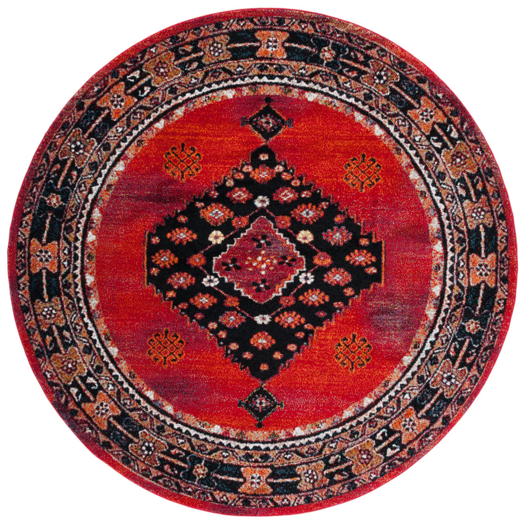 SAFAVIEH Vintage Hamadan VTH202Q Red / Black Rug Image 1