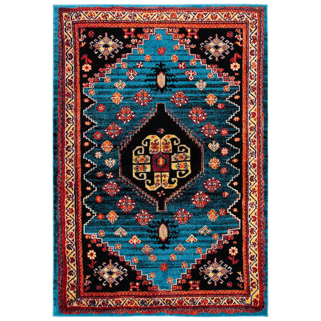 SAFAVIEH Vintage Hamadan VTH203M Blue / Black Rug Image 1