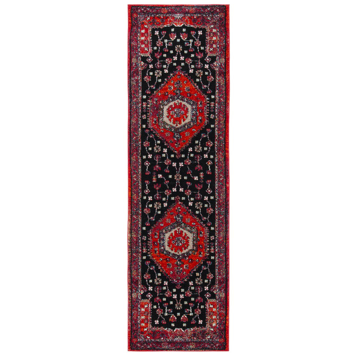 SAFAVIEH VTH204Q Vintage Hamadan Red / Black Image 3