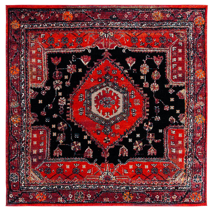 SAFAVIEH VTH204Q Vintage Hamadan Red / Black Image 1