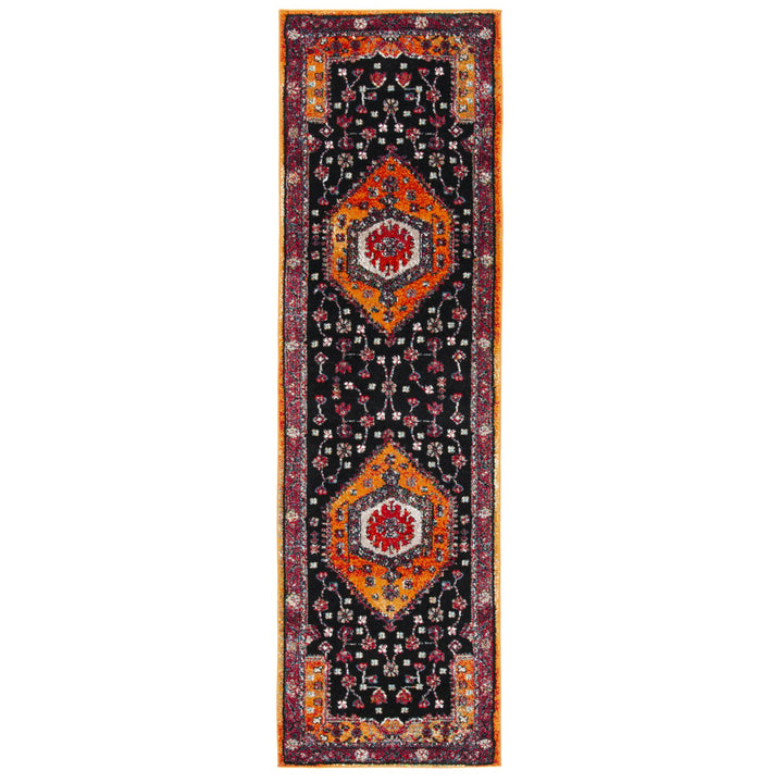 SAFAVIEH VTH204P Vintage Hamadan Orange / Black Image 1