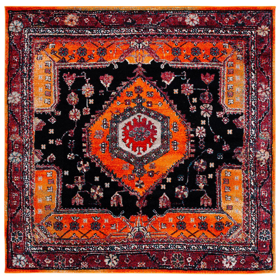 SAFAVIEH VTH204P Vintage Hamadan Orange / Black Image 1