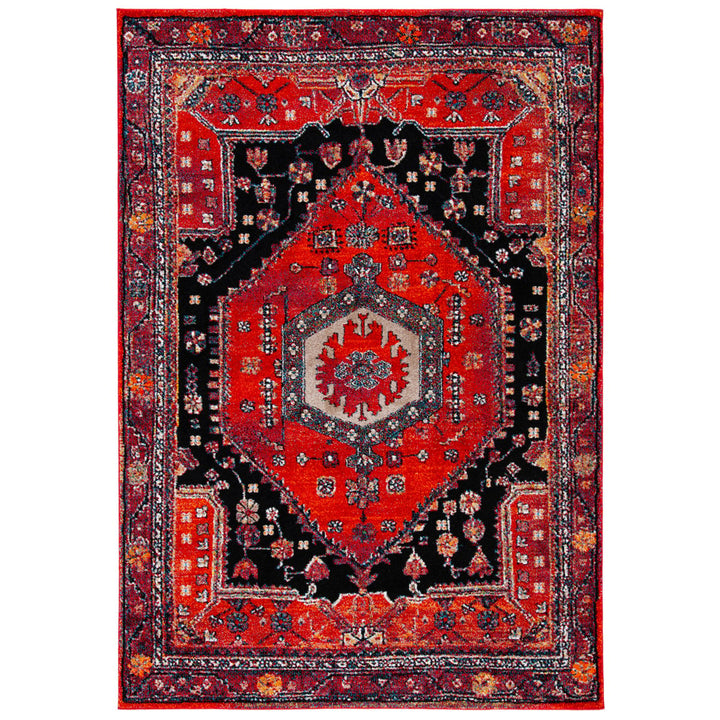 SAFAVIEH VTH204Q Vintage Hamadan Red / Black Image 5